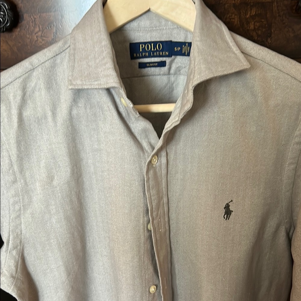 Polo by Ralph Lauren Gray Men's Shirt